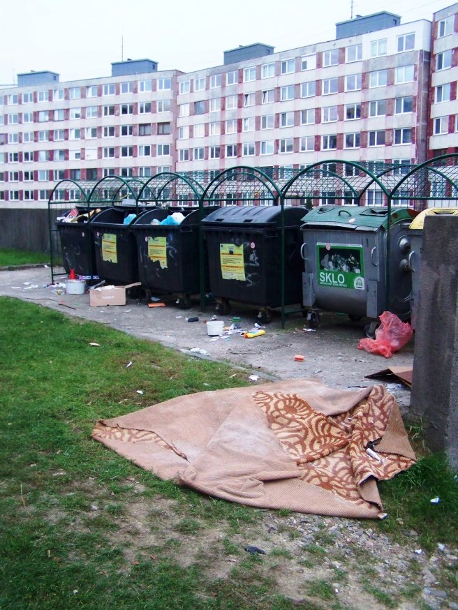 Zazelenanie priestoru pre kontajnery