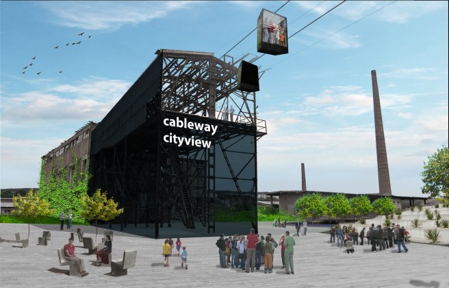 Cableway cityview