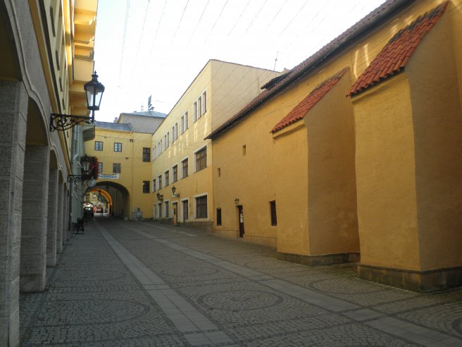 Caraffova vaznica - vstup