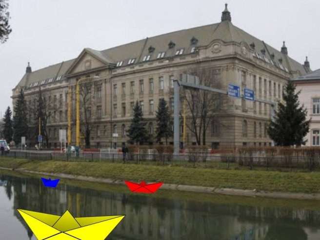 Farebné loďky