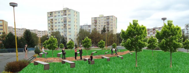Revitalizácia parku v blízkosti nemocnice L. Pasteura Košice